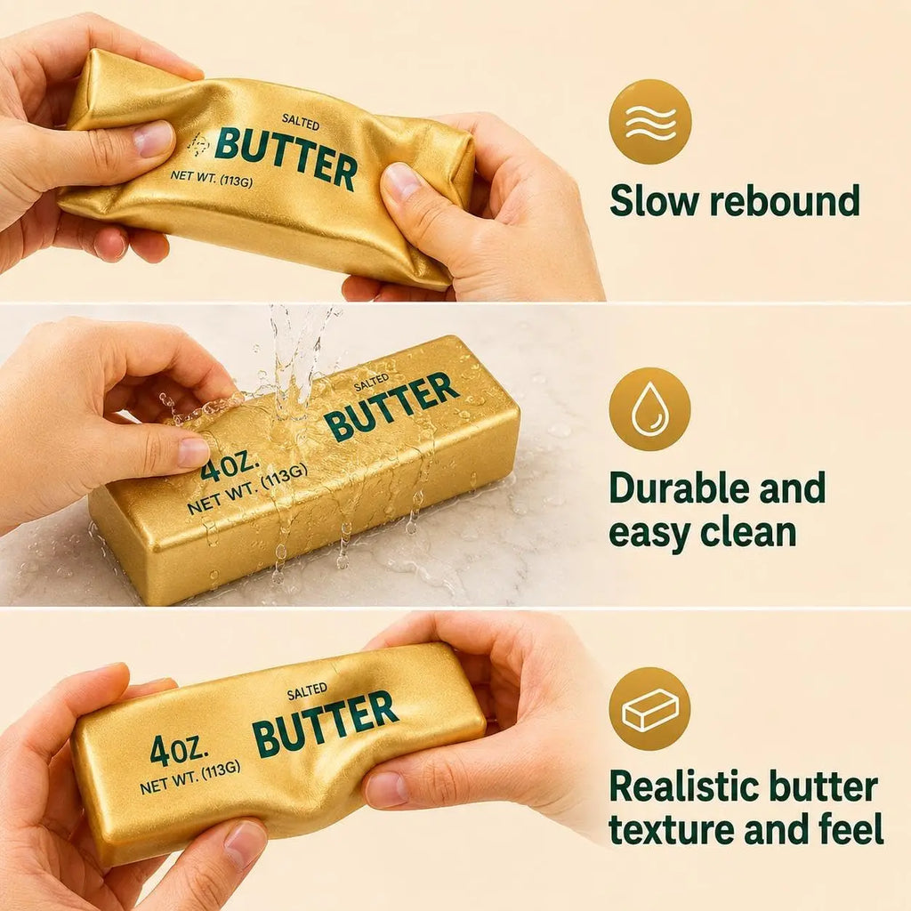 Golden Butter Stick Squishy