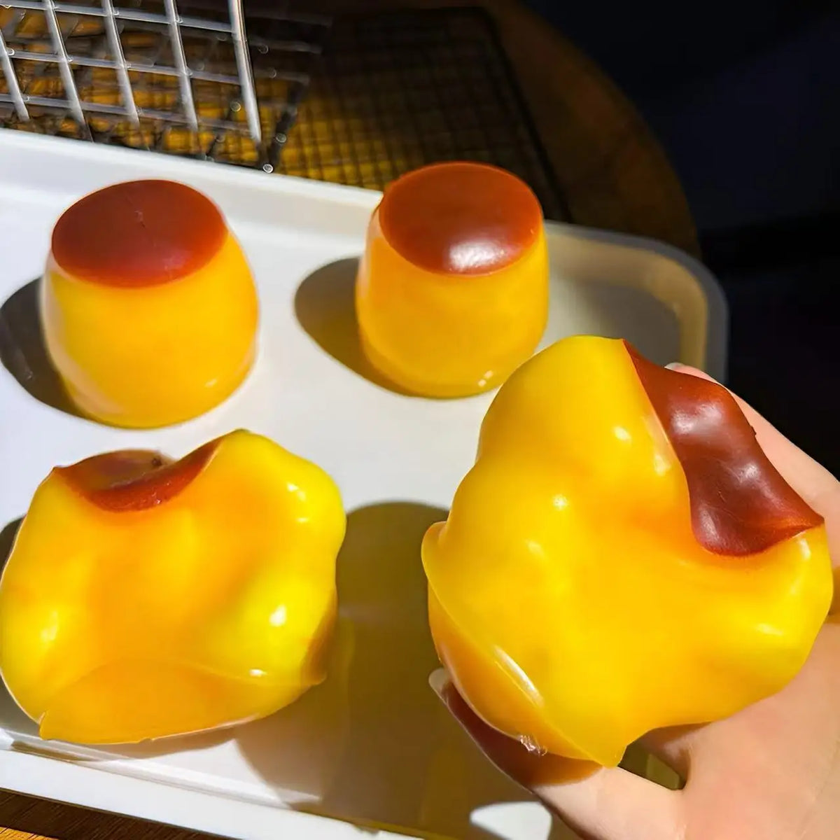 Caramel Pudding Squishy